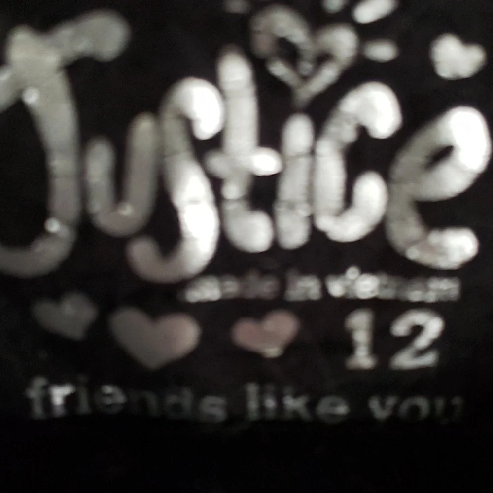 Justice Girls Spin Twirl Leap Dance Top Size 12